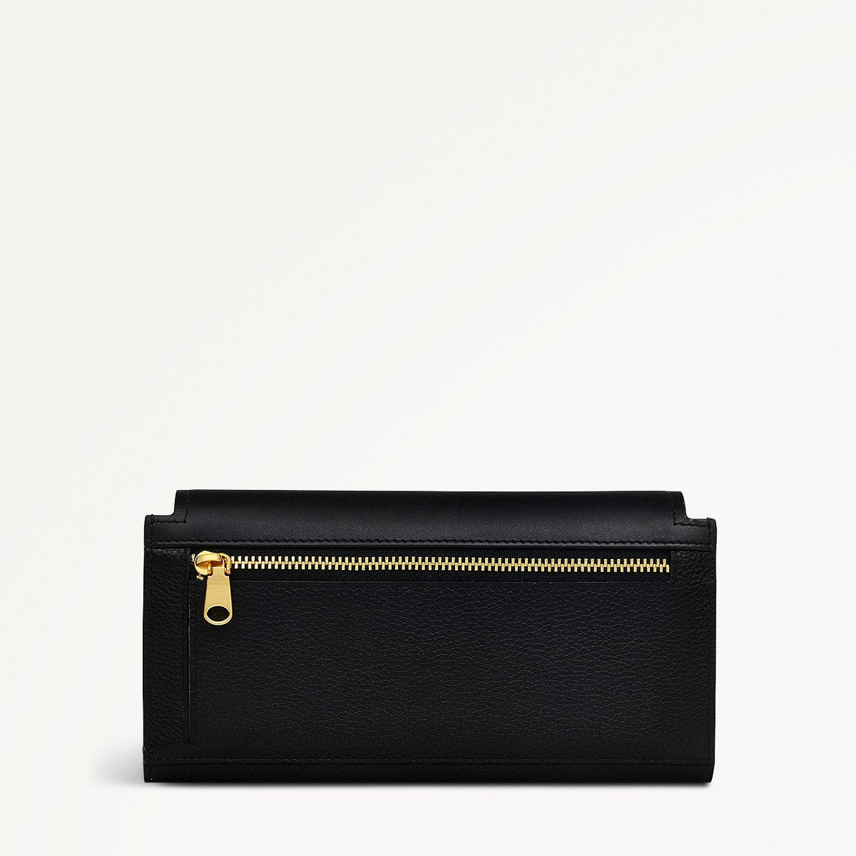 Holmes Avenue Leather Large Flapover Wallet in Black - 111769