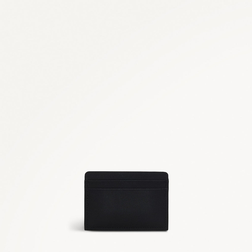 Holmes Avenue Leather Small Card Holder in Black - 111772