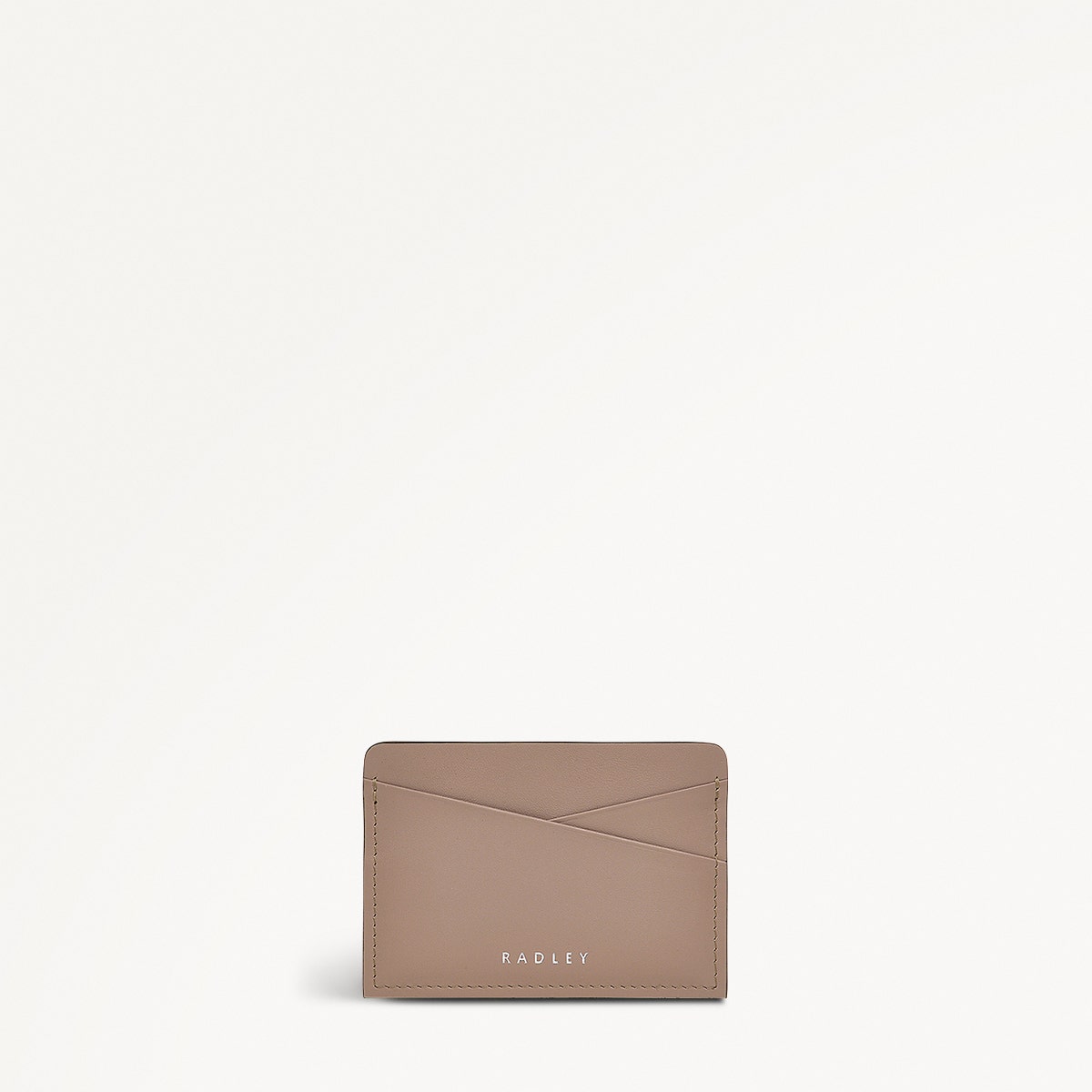 Holmes Avenue Leather Small Card Holder in Latte - 111773