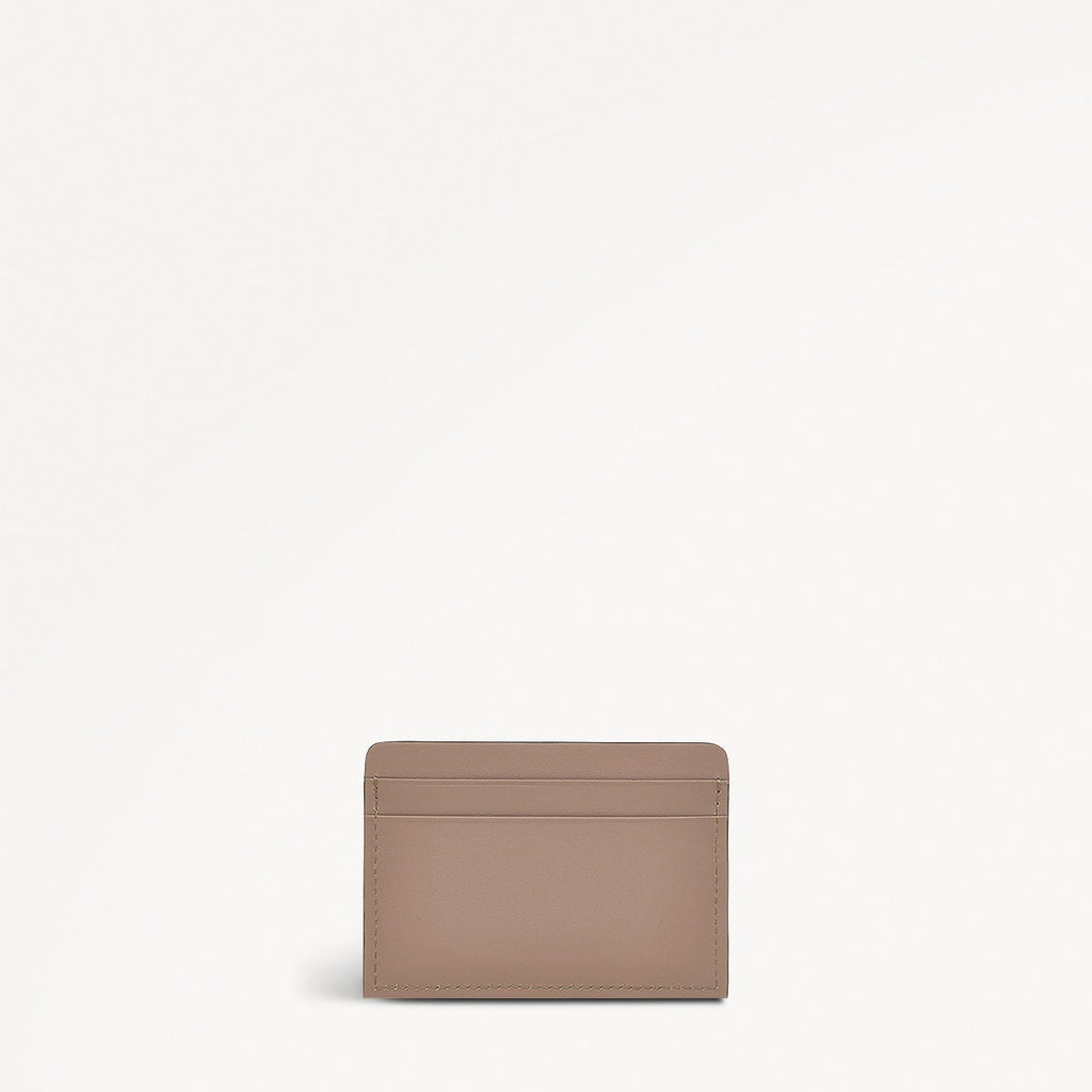 Holmes Avenue Leather Small Card Holder in Latte - 111773