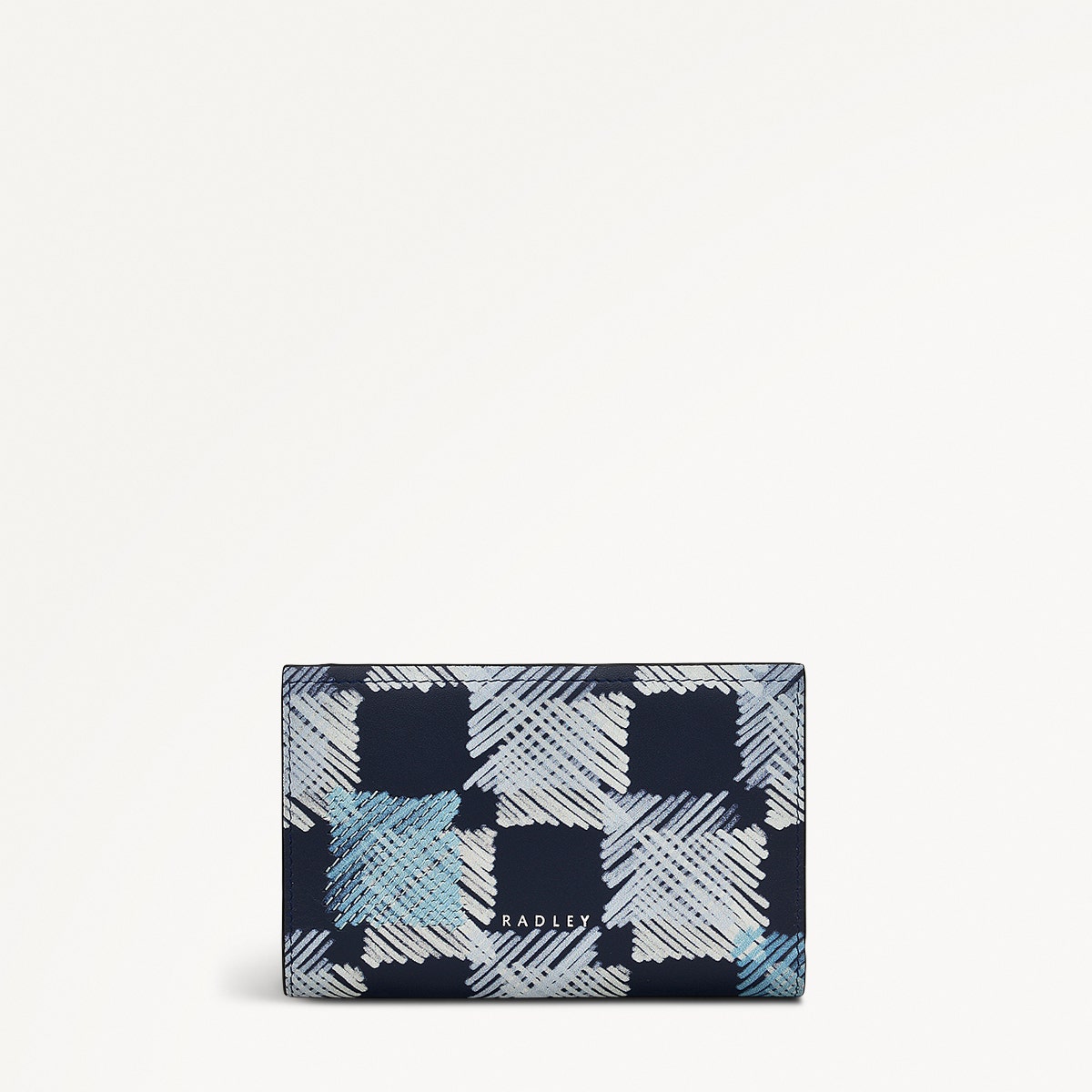 Check Me Out Leather Medium Bifold Wallet in Ink - 111778