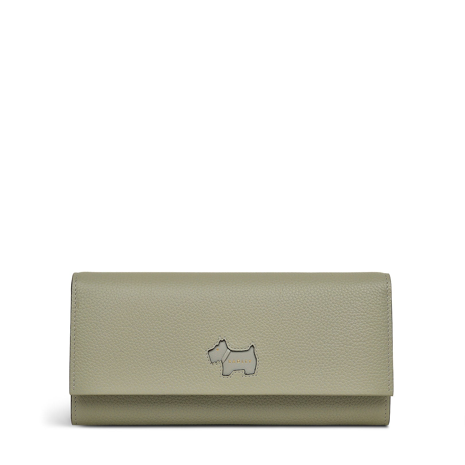 Radley Cookie Cutter - Protect Leather Large Flapover Wallet in Drizzle - 111781