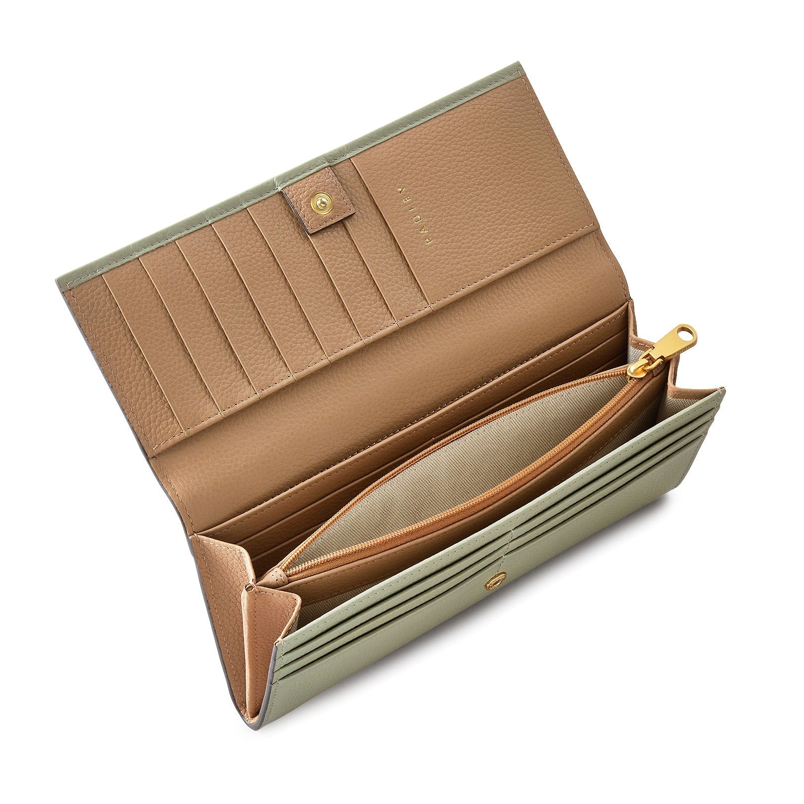 Radley Cookie Cutter - Protect Leather Large Flapover Wallet in Drizzle - 111781