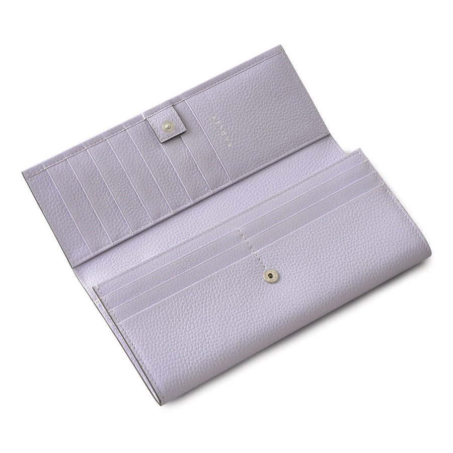 Radley Cookie Cutter - Protect Leather Large Flapover Wallet in Bellflower - 111783