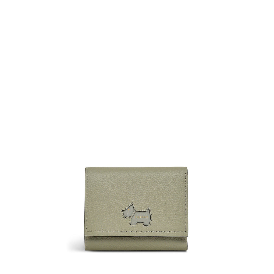 Radley Cookie Cutter - Protect Leather Small Flapover Wallet in Drizzle - 111784