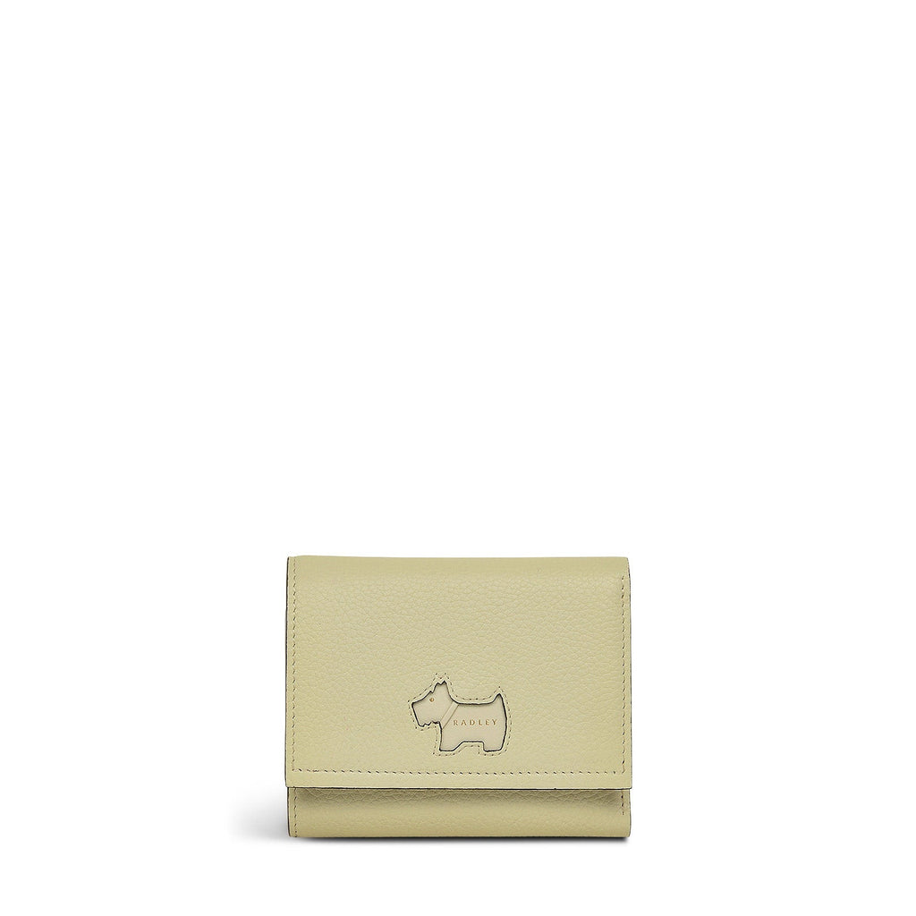 Radley Cookie Cutter - Protect Leather Small Flapover Wallet in Parchment - 111785
