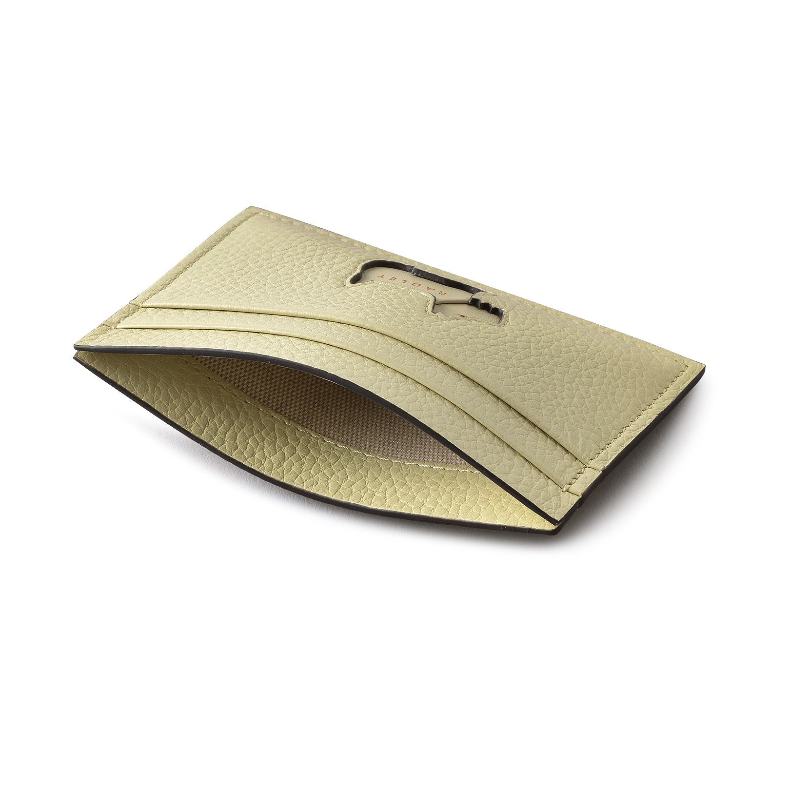 Radley Cookie Cutter - Protect Leather Small Card Holder in Parchment - 111787