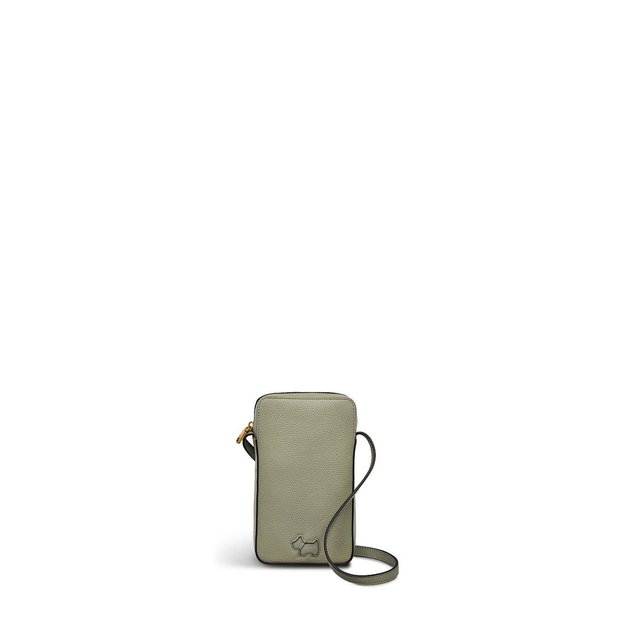 Radley Cookie Cutter - Protect Leather Medium Phone Cross Body Bag in Drizzle - 111789