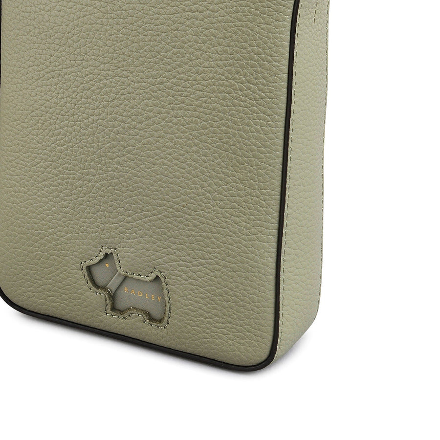 Radley Cookie Cutter - Protect Leather Medium Phone Cross Body Bag in Drizzle - 111789