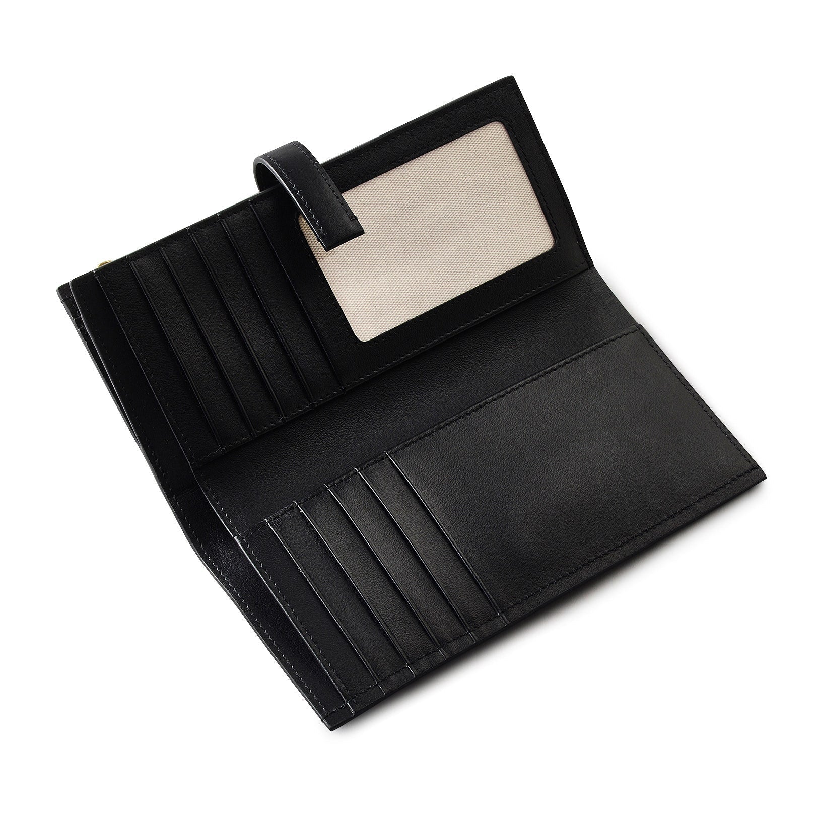 Arnold Row Leather Large Bifold Wallet in Black - 111793