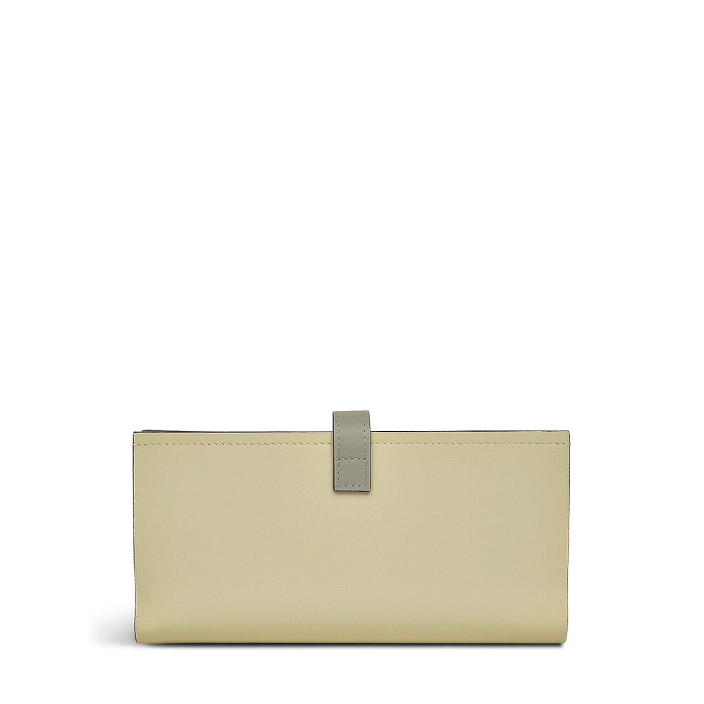 Arnold Row Leather Large Bifold Wallet in Parchment - 111794