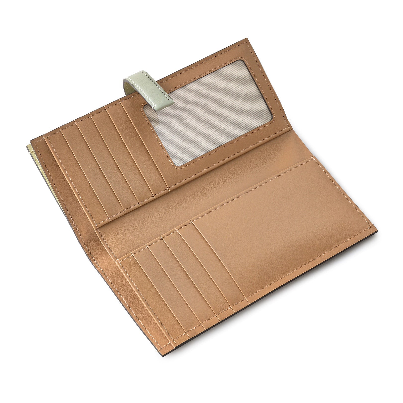 Arnold Row Leather Large Bifold Wallet in Parchment - 111794