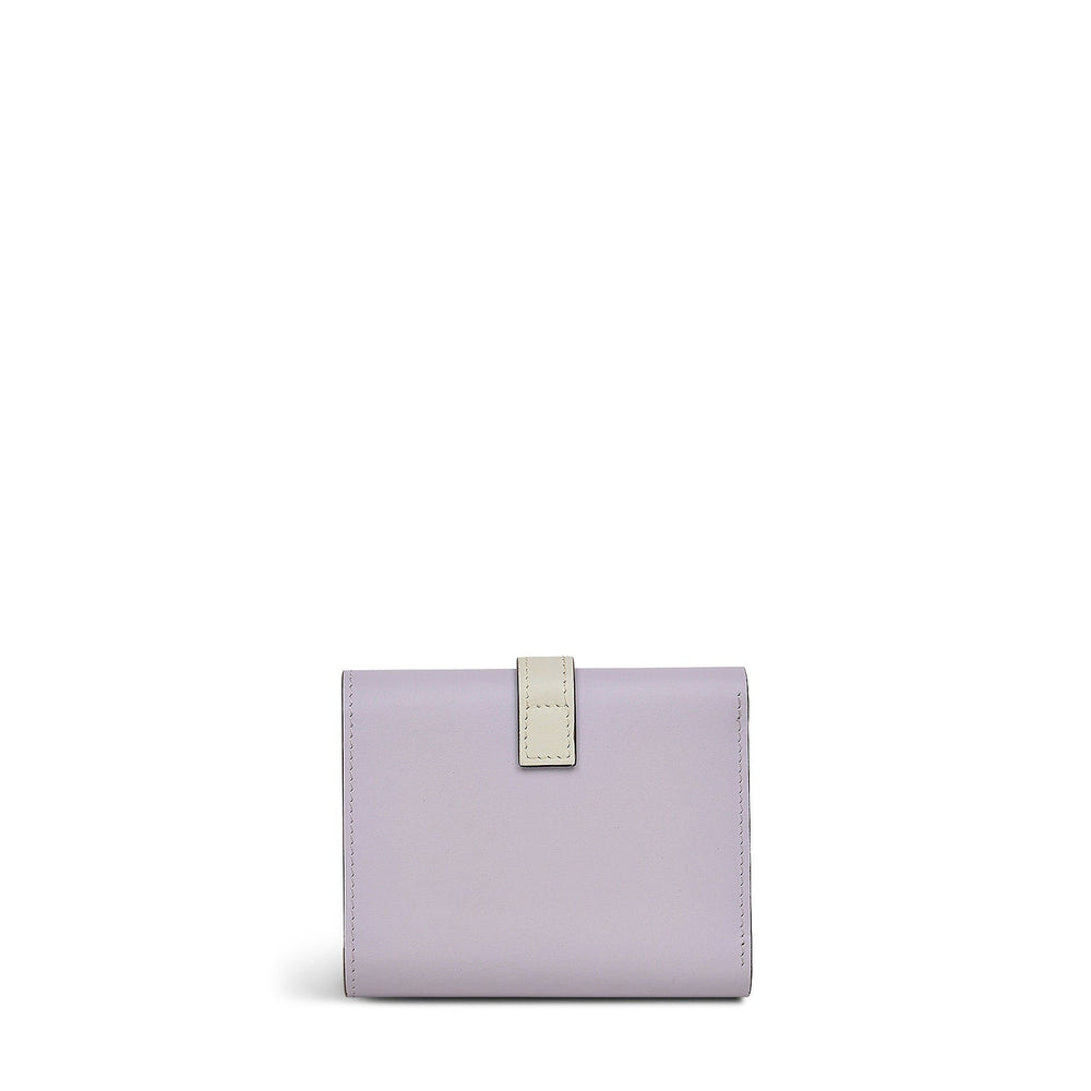 Arnold Row Leather Small Trifold Wallet in Bellflower - 111795