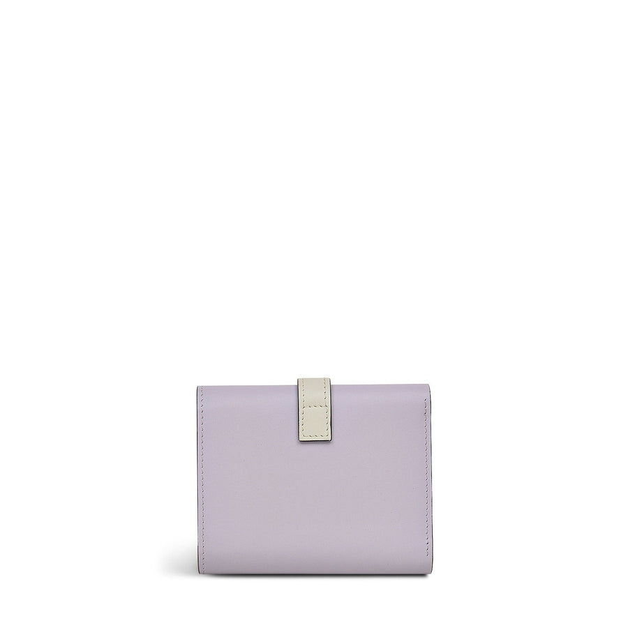 Arnold Row Leather Small Trifold Wallet in Bellflower - 111795