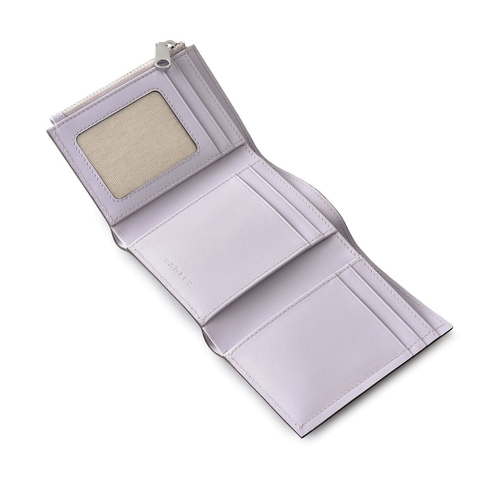 Arnold Row Leather Small Trifold Wallet in Bellflower - 111795