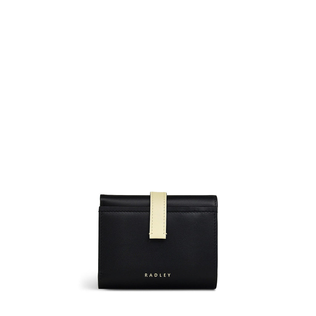 Arnold Row Leather Small Trifold Wallet in Black - 111796