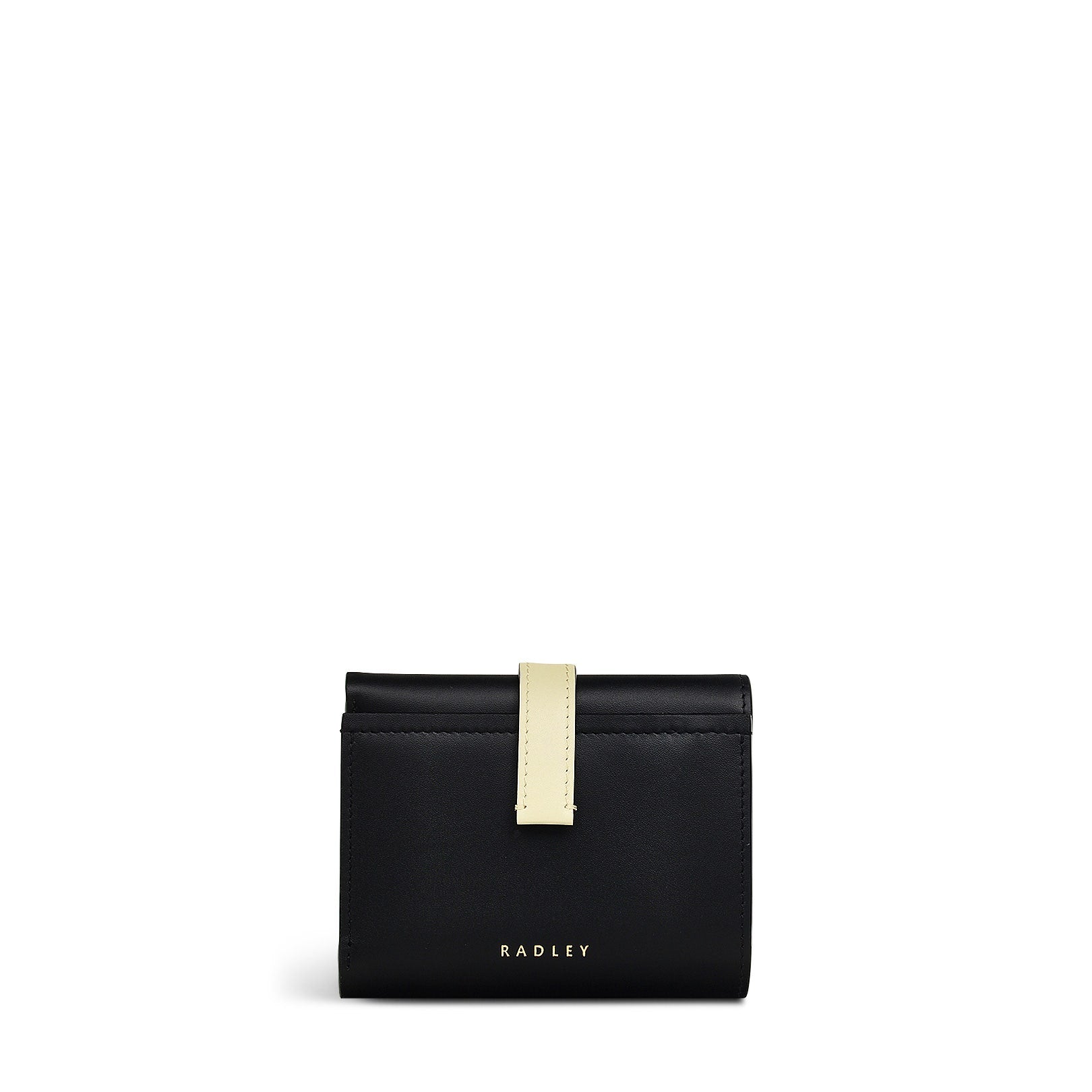 Arnold Row Leather Small Trifold Wallet in Black - 111796