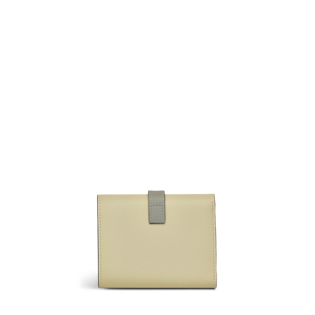 Arnold Row Leather Small Trifold Wallet in Parchment - 111798