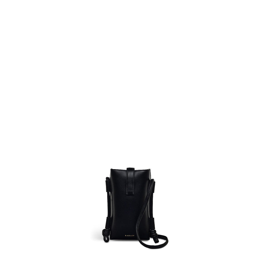 Arnold Row Leather Medium Phone Cross Body Bag in Black - 111800
