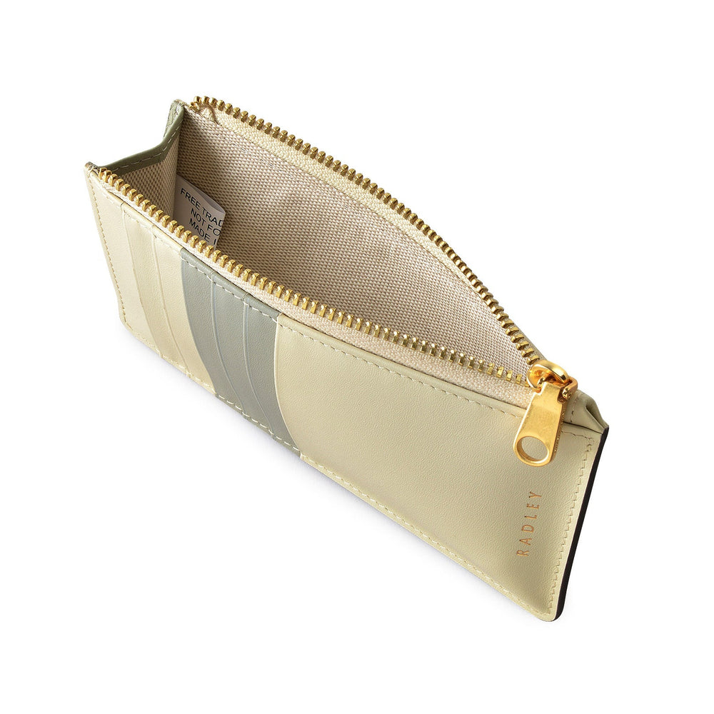 Arnold Row Leather Medium Ziptop Coin Purse in Parchment - 111802