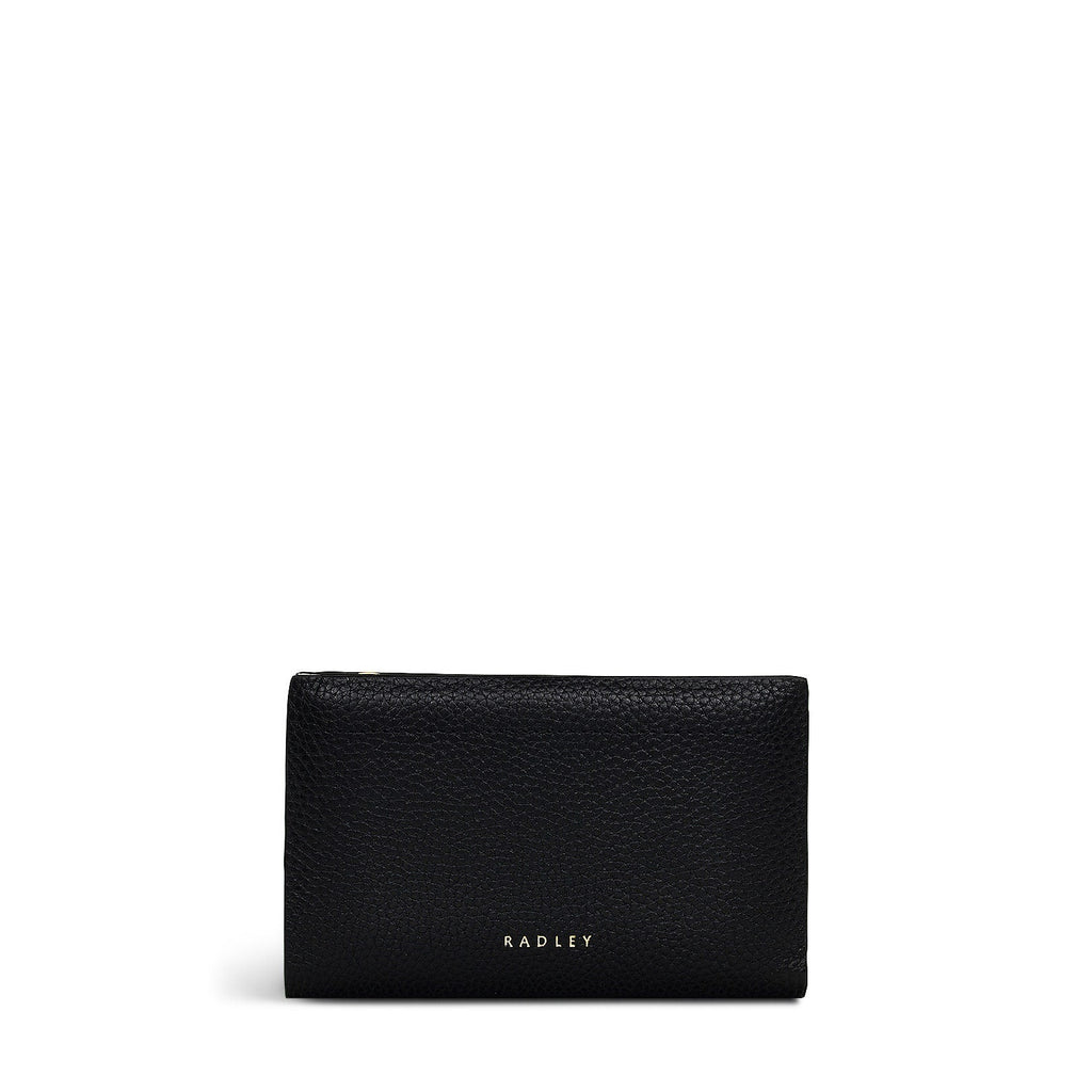 Newton Avenue Leather Medium Bifold Wallet in Black - 111805