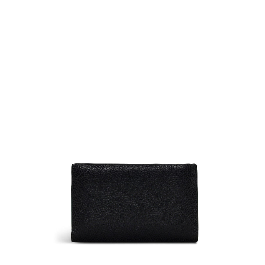 Newton Avenue Leather Medium Bifold Wallet in Black - 111805