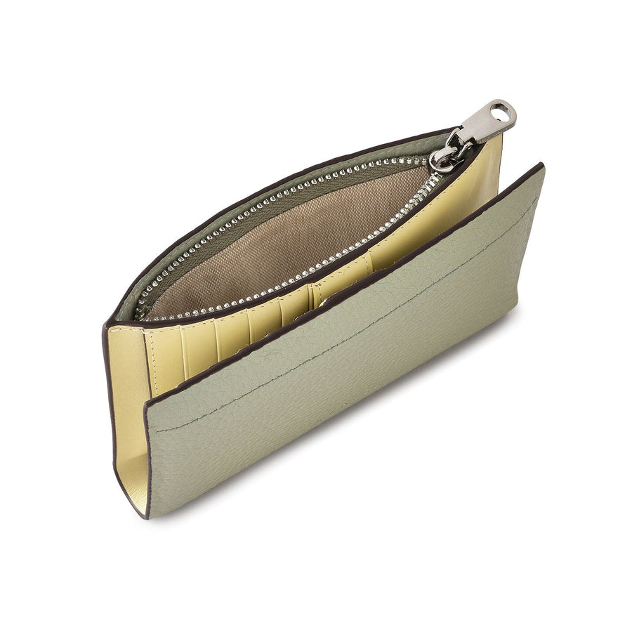 Newton Avenue Leather Medium Bifold Wallet in Drizzle - 111806