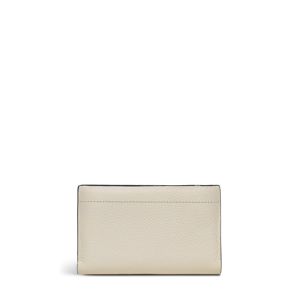 Newton Avenue Leather Medium Bifold Wallet in Chalk - 111807