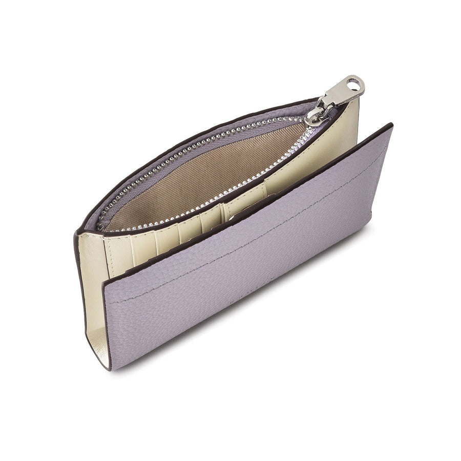 Newton Avenue Leather Medium Bifold Wallet in Bellflower - 111808