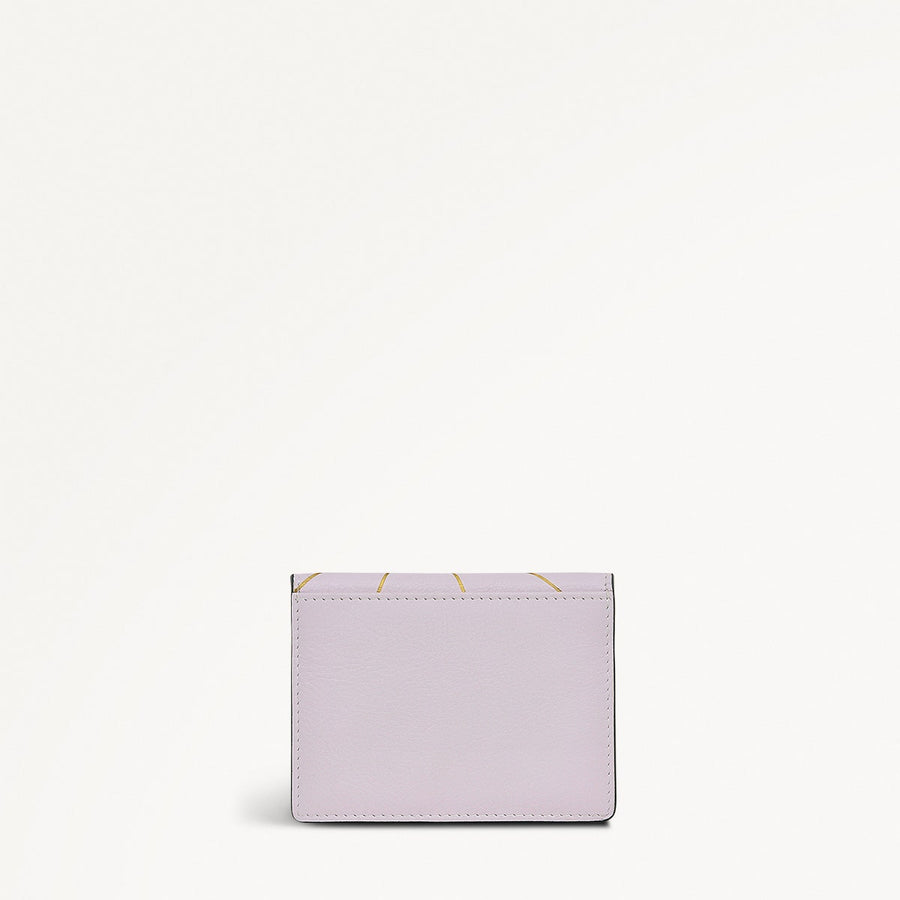 Lavender Fields Leather Small Card Holder in Orchid - 111822