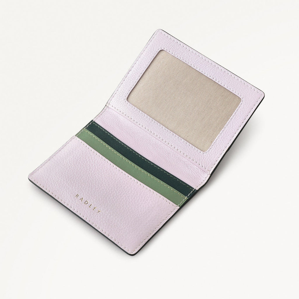 Lavender Fields Leather Small Card Holder in Orchid - 111822