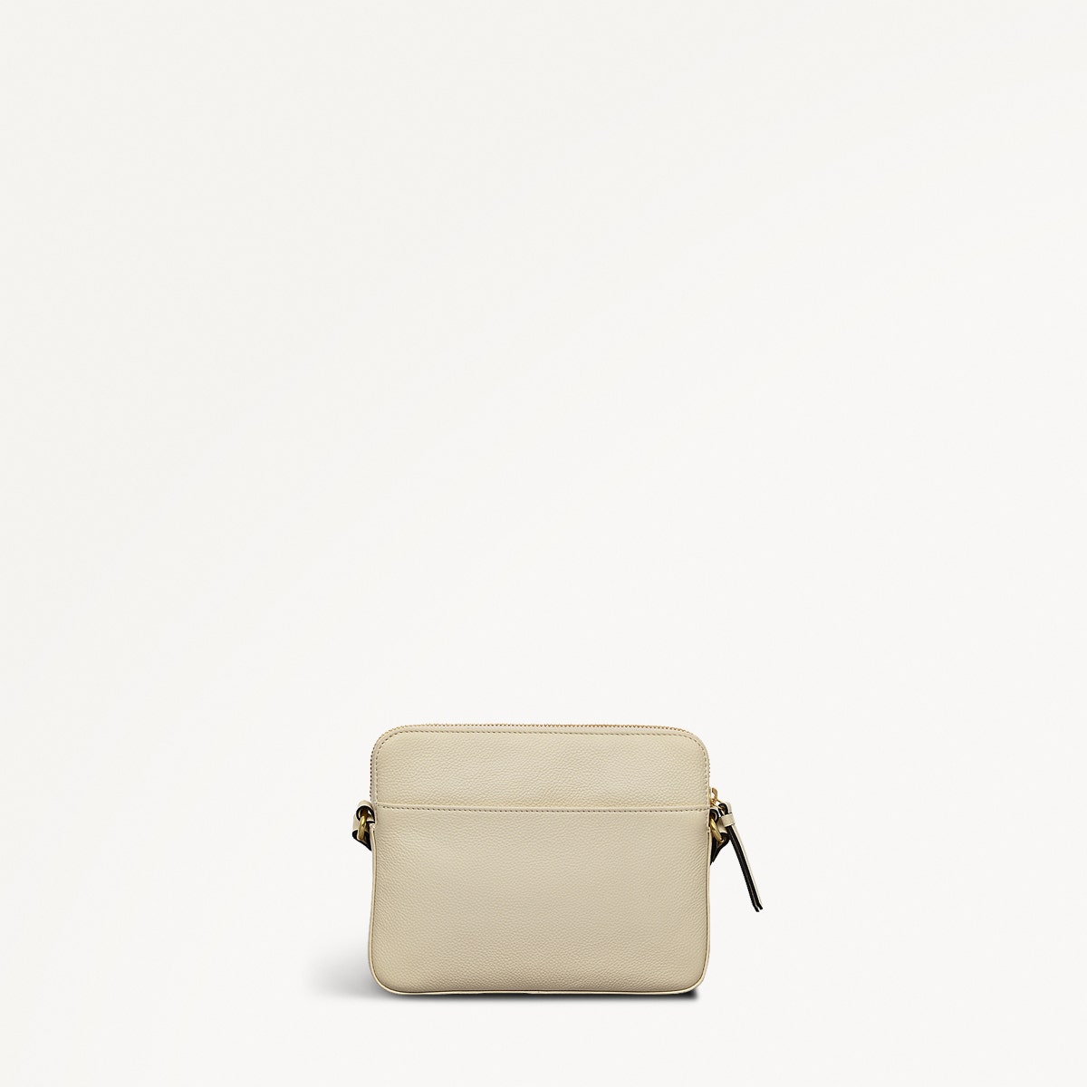 Redford Close Leather Small Ziptop Cross Body Bag in Chalk - 111836