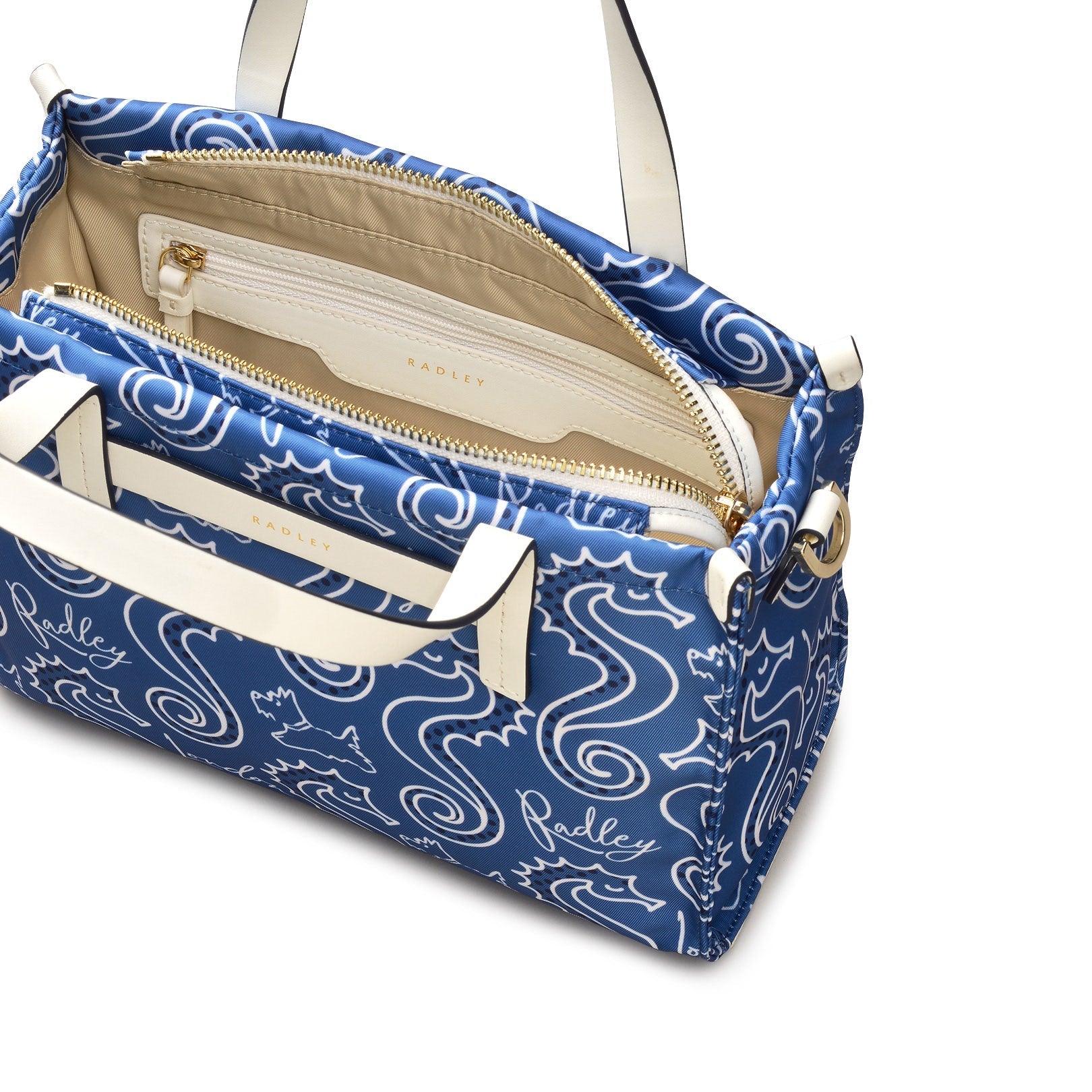 Finsbury Park Fabric Medium Ziptop Grab Bag in Boathouse - 111850