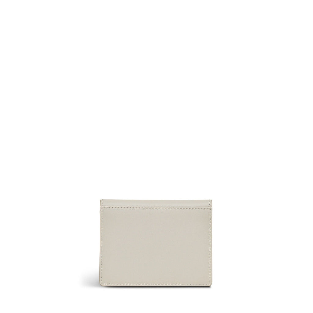 Kite Flying Leather Small Card Holder in Chalk - 111862