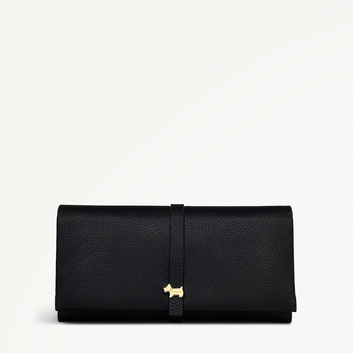 Sandler Way Leather Large Flapover Wallet in Black - 111863