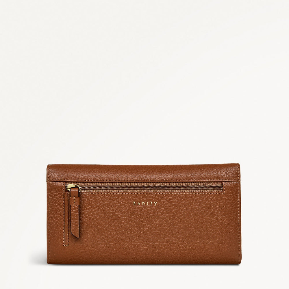 Loyal Radley Leather Extra Large Flapover Wallet in Indus Tan - 111868