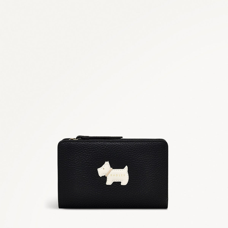 Loyal Radley Leather Medium Bifold Wallet in Black - 111872
