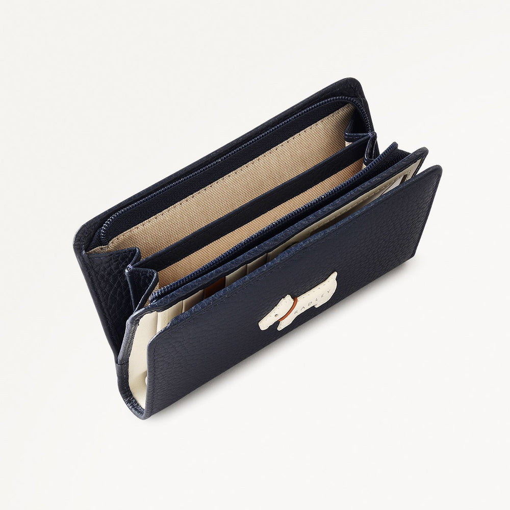Loyal Radley Leather Medium Bifold Wallet in Ink - 111873