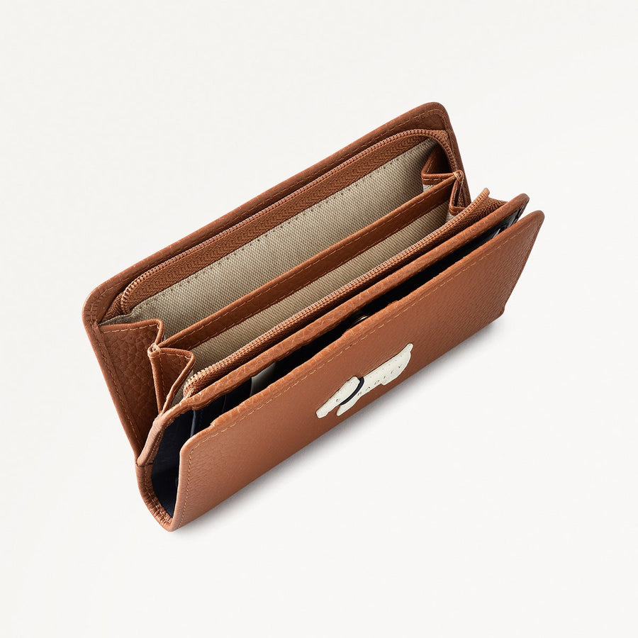 Loyal Radley Leather Medium Bifold Wallet in Indus Tan - 111874