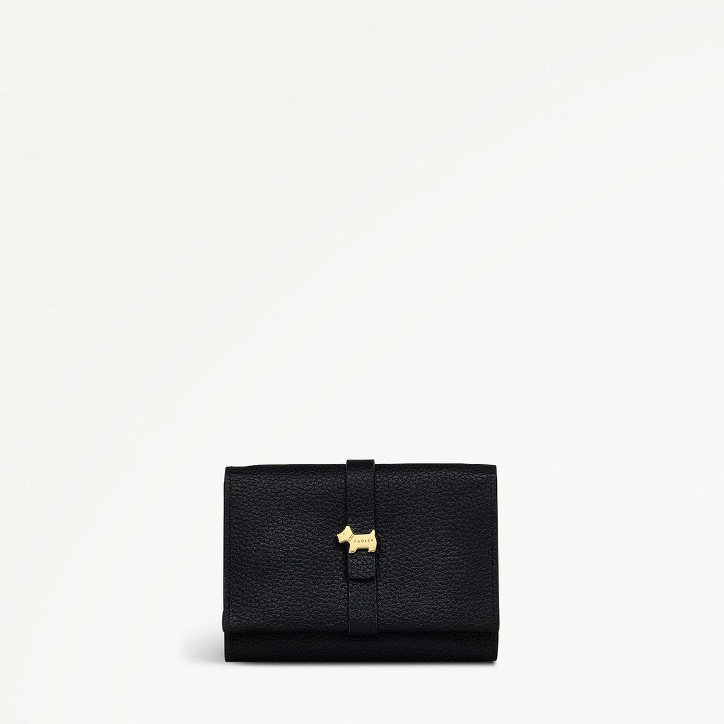 Sandler Way Leather Small Trifold Wallet in Black - 111875