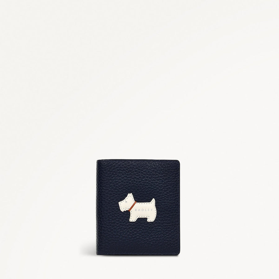 Loyal Radley Leather Small Bifold Card Holder in Ink - 111878