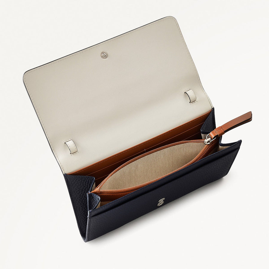 Loyal Radley Leather Large Phone Cross Body Bag in Ink - 111880