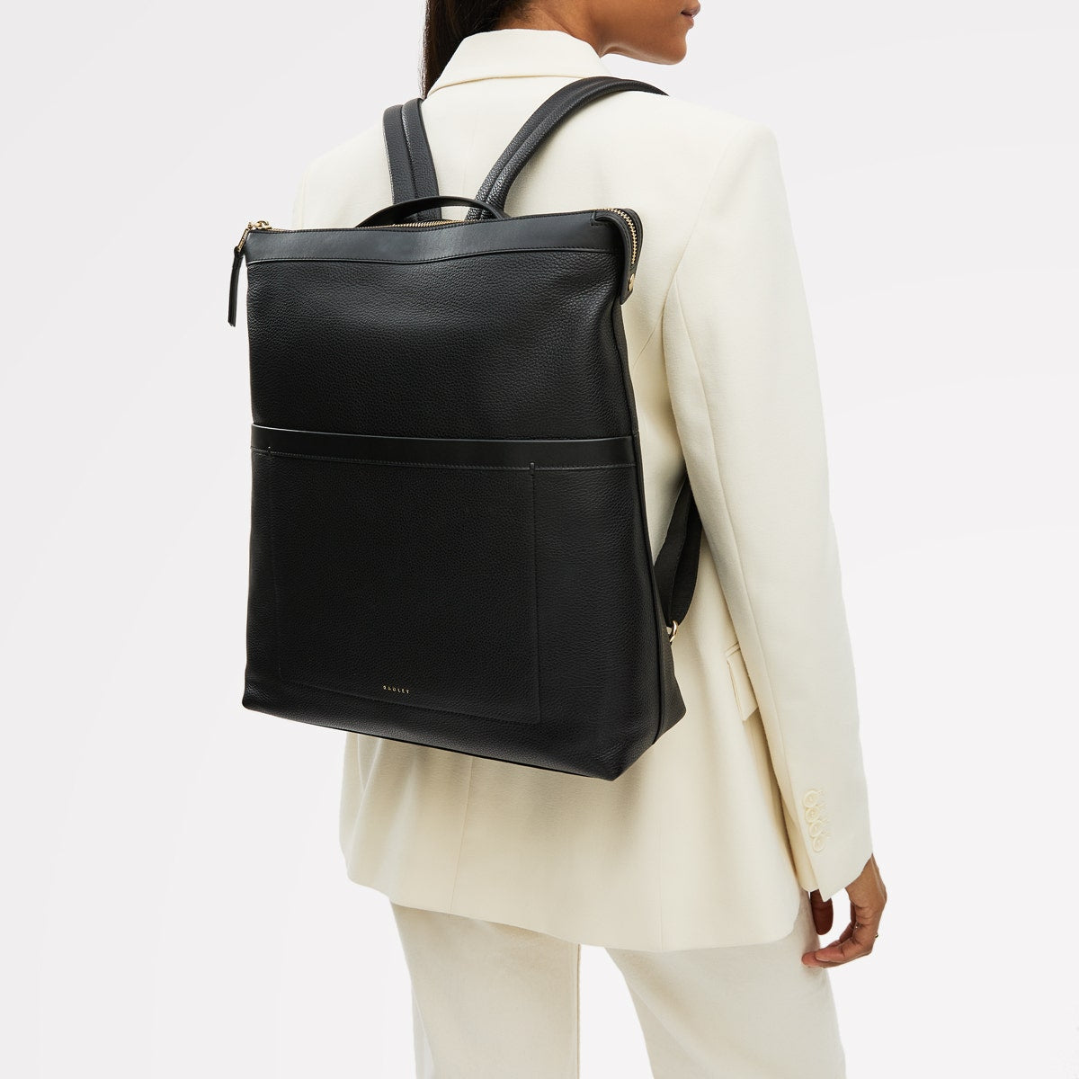Black Large Ziptop Backpack | Alba Place AW25 | Radley London