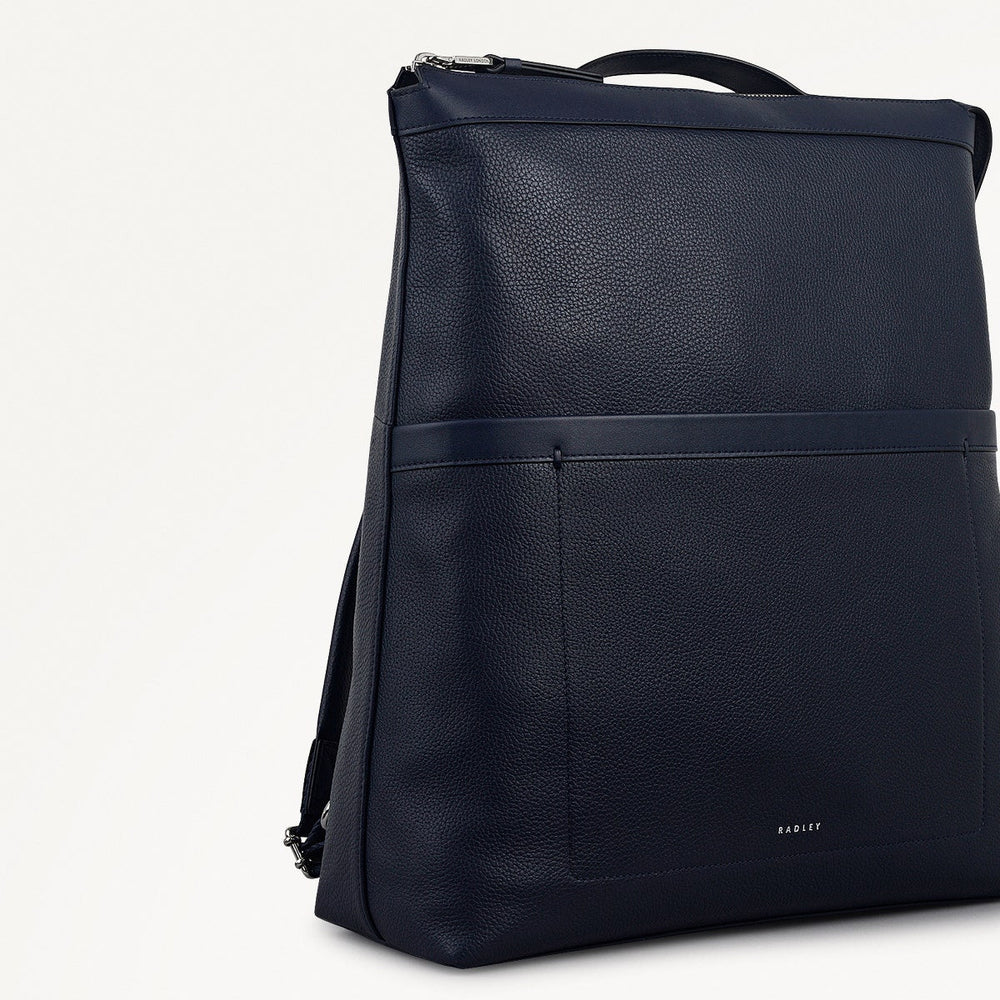 Alba Place Large Ziptop Backpack Ink - 111904