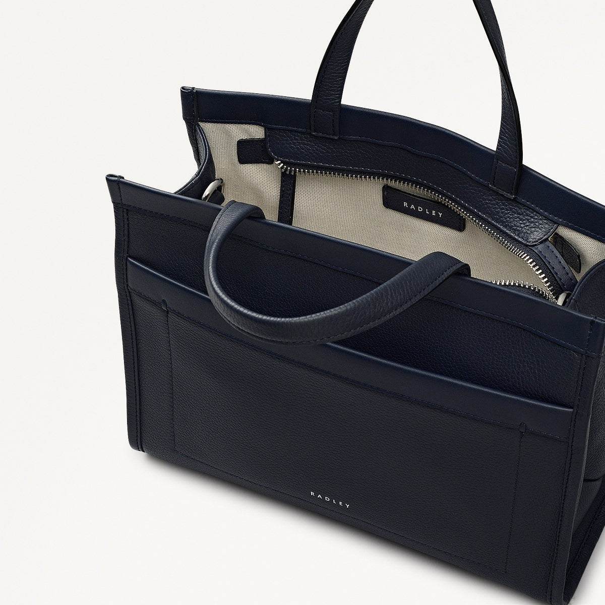 Alba Place Small Ziptop Grab Ink - 111906