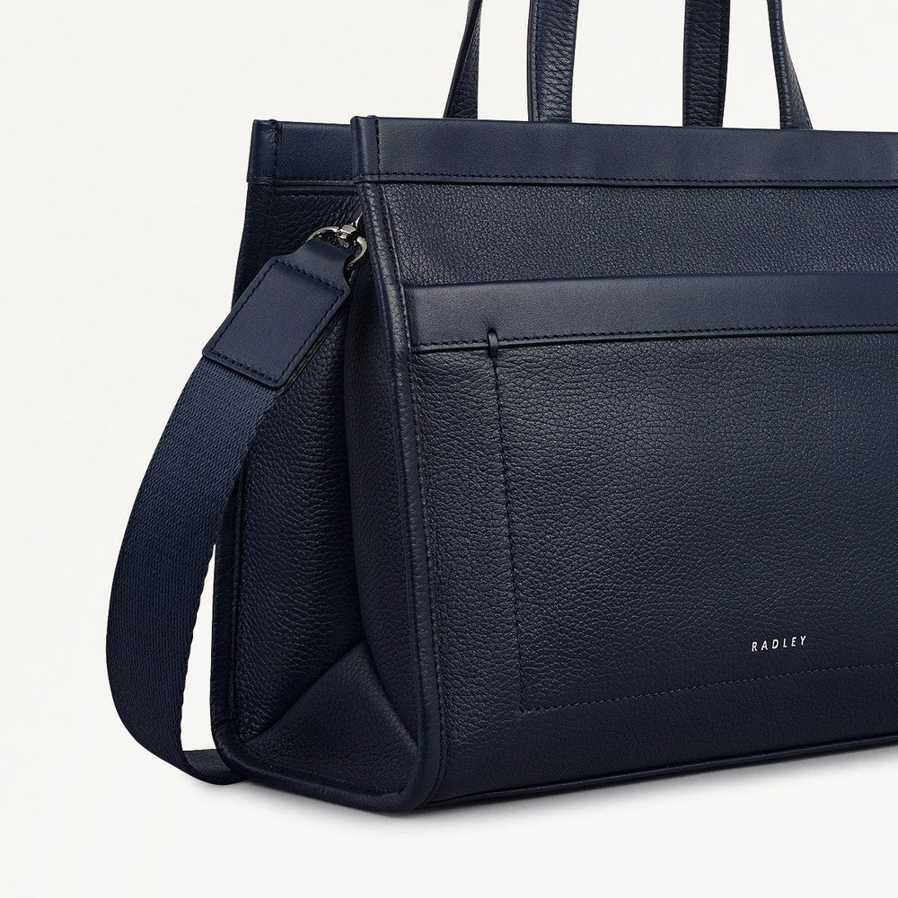 Alba Place Small Ziptop Grab Ink - 111906