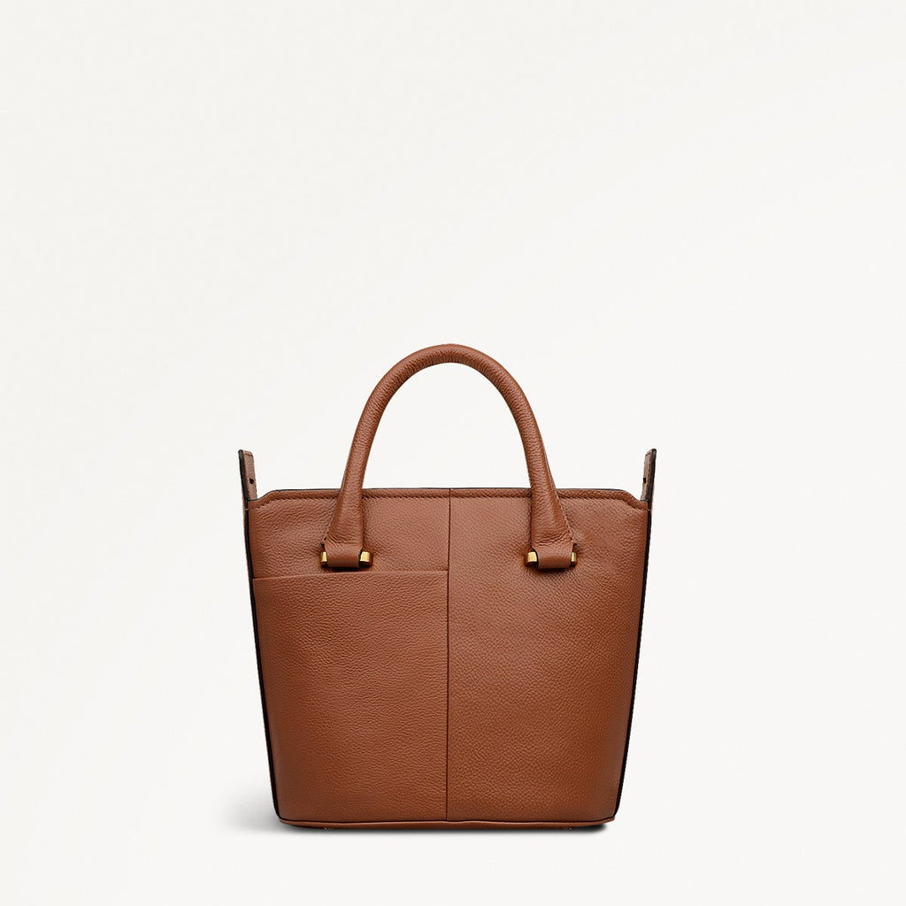 Golbourne Road Small Ziptop Grab Bag in Indus Tan - 111915