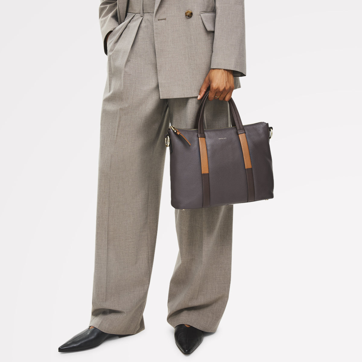 Waterloo Way Medium Ziptop Grab Thunder - 111917