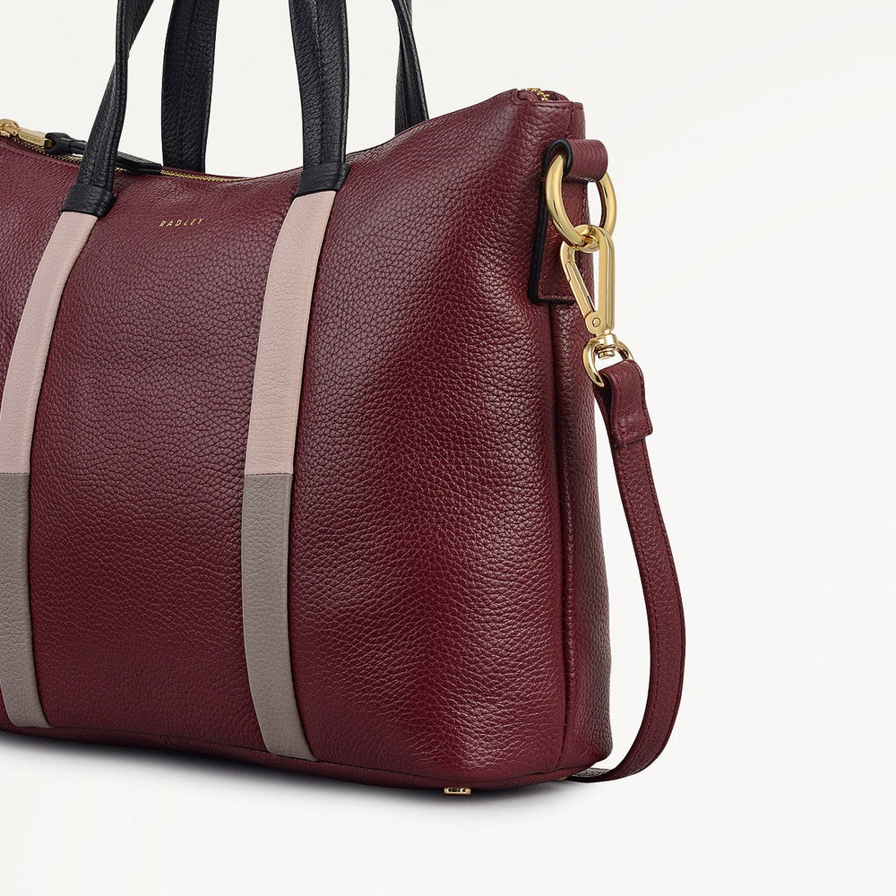 Waterloo Way Medium Ziptop Grab Merlot - 111918