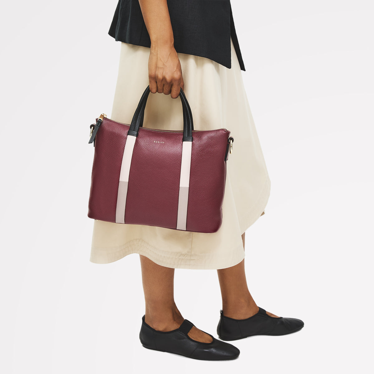 Waterloo Way Small Ziptop Grab Merlot - 111921